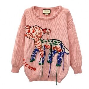 Gucci Pink Bichon Mohair Mohair Sweater